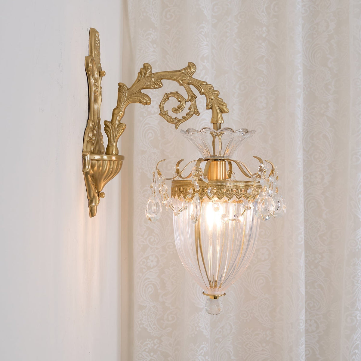 Vireon aplică de Perete aurie Dublă modernă