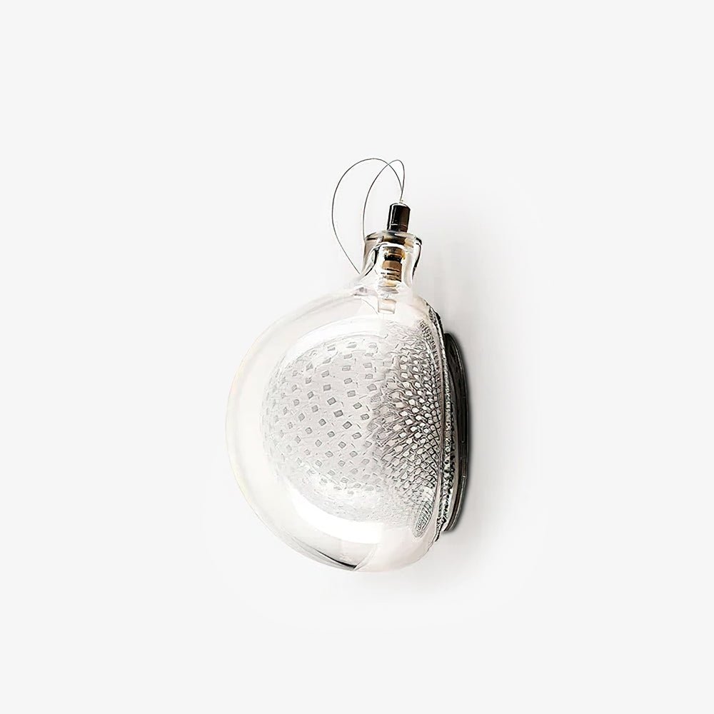 Sostor aplică de perete din sticlă și metal, premium, în stil de artă nordică
