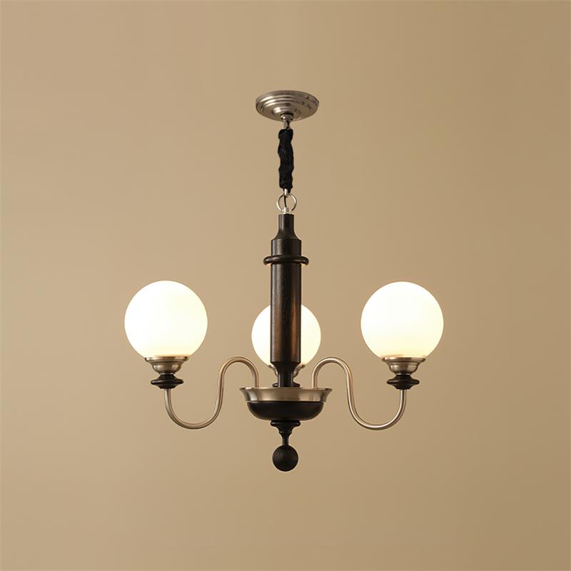 Lumivian candelabru, cu glob, cu 8 surse de lumină