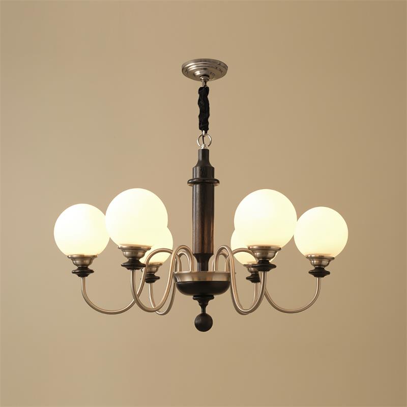 Lumivian candelabru, cu glob, cu 8 surse de lumină