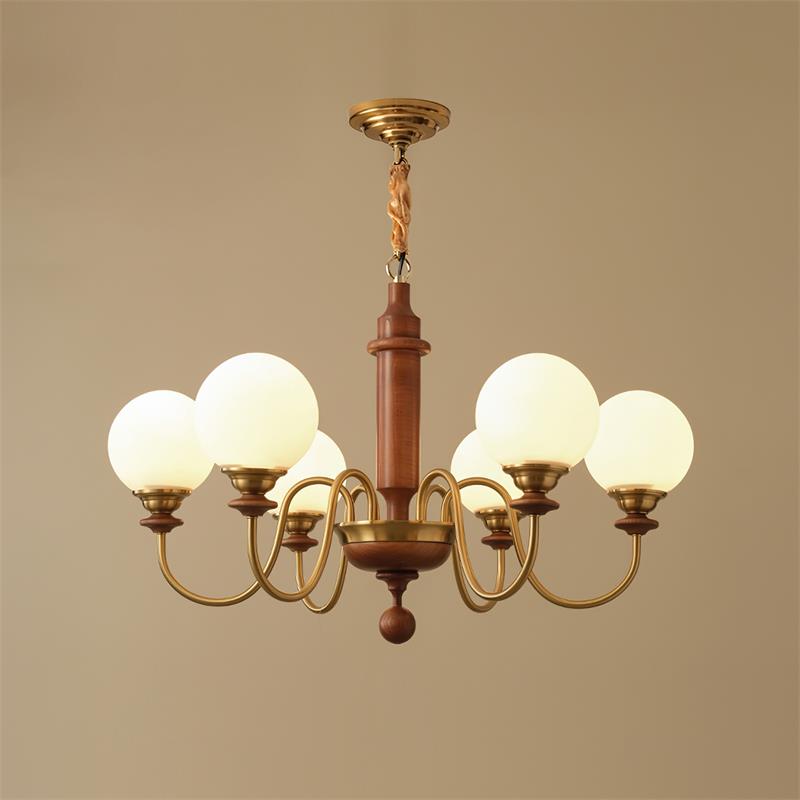 Lumivian candelabru, cu glob, cu 8 surse de lumină