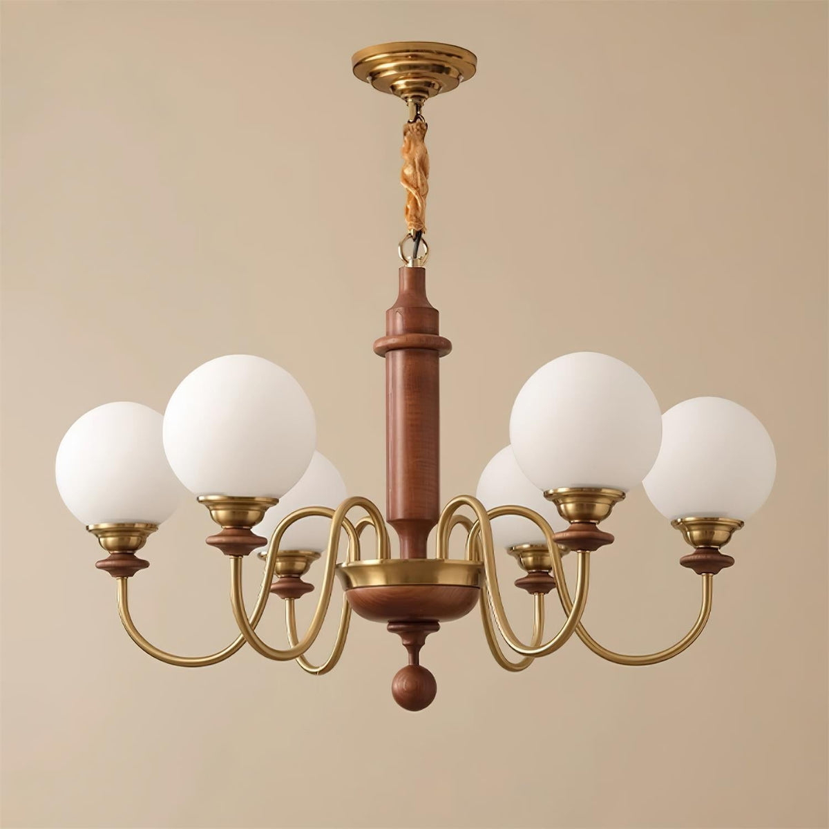 Lumivian candelabru, cu glob, cu 8 surse de lumină
