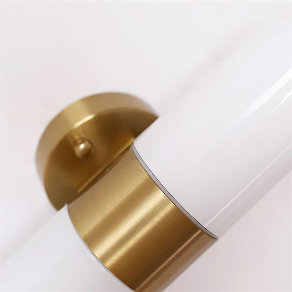 Aplică de perete metal-sticlă modern-minimalist verticală pentru dormitor