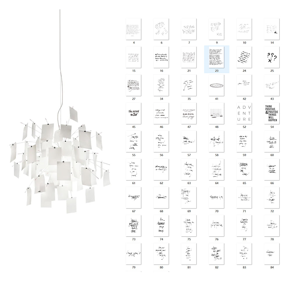 Candelabru cu hârtie și metal, ilustrații colorate sau albe, stil modern whimsical