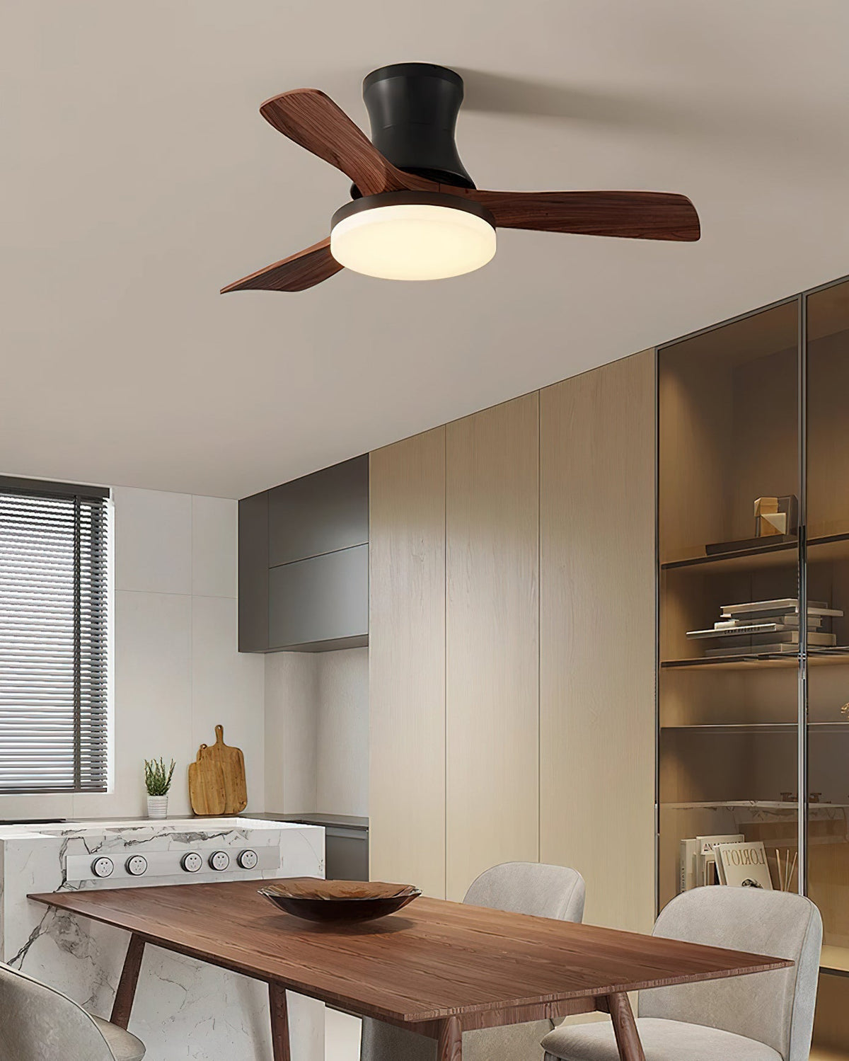 Hawthorne ventilator de tavan cu lumină