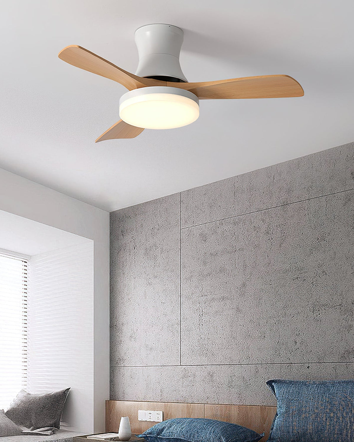 Hawthorne ventilator de tavan cu lumină