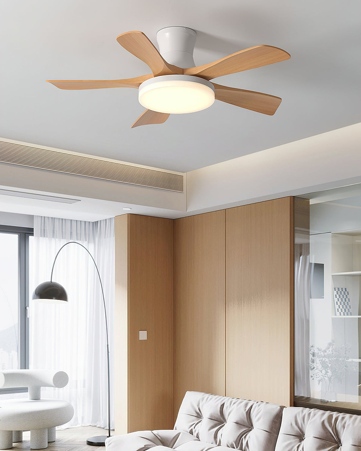 Hawthorne ventilator de tavan cu lumină