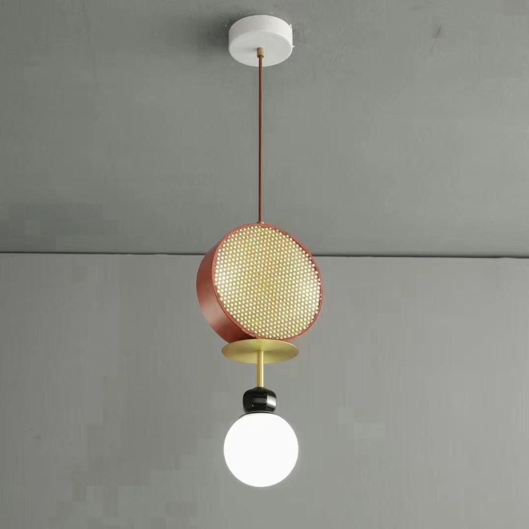 Daxl lampă suspendată din sticlă vintage