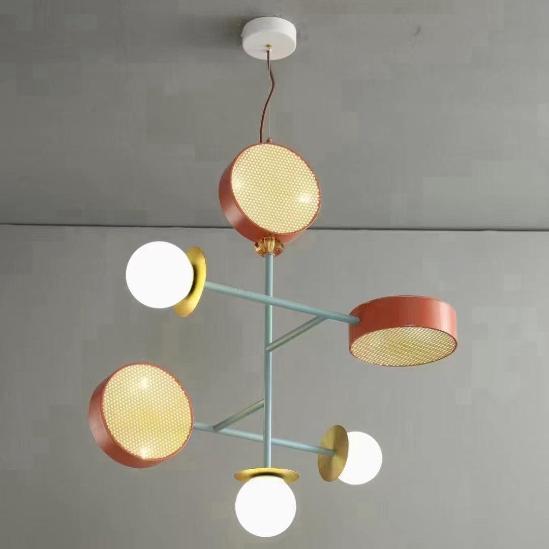 Daxl lampă suspendată din sticlă vintage