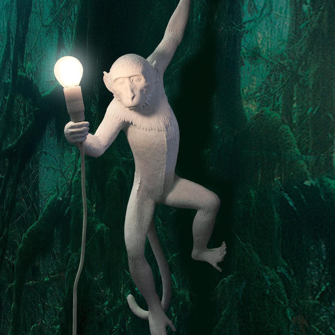 Bnx Art unic Monkey Rășină aplică de Perete