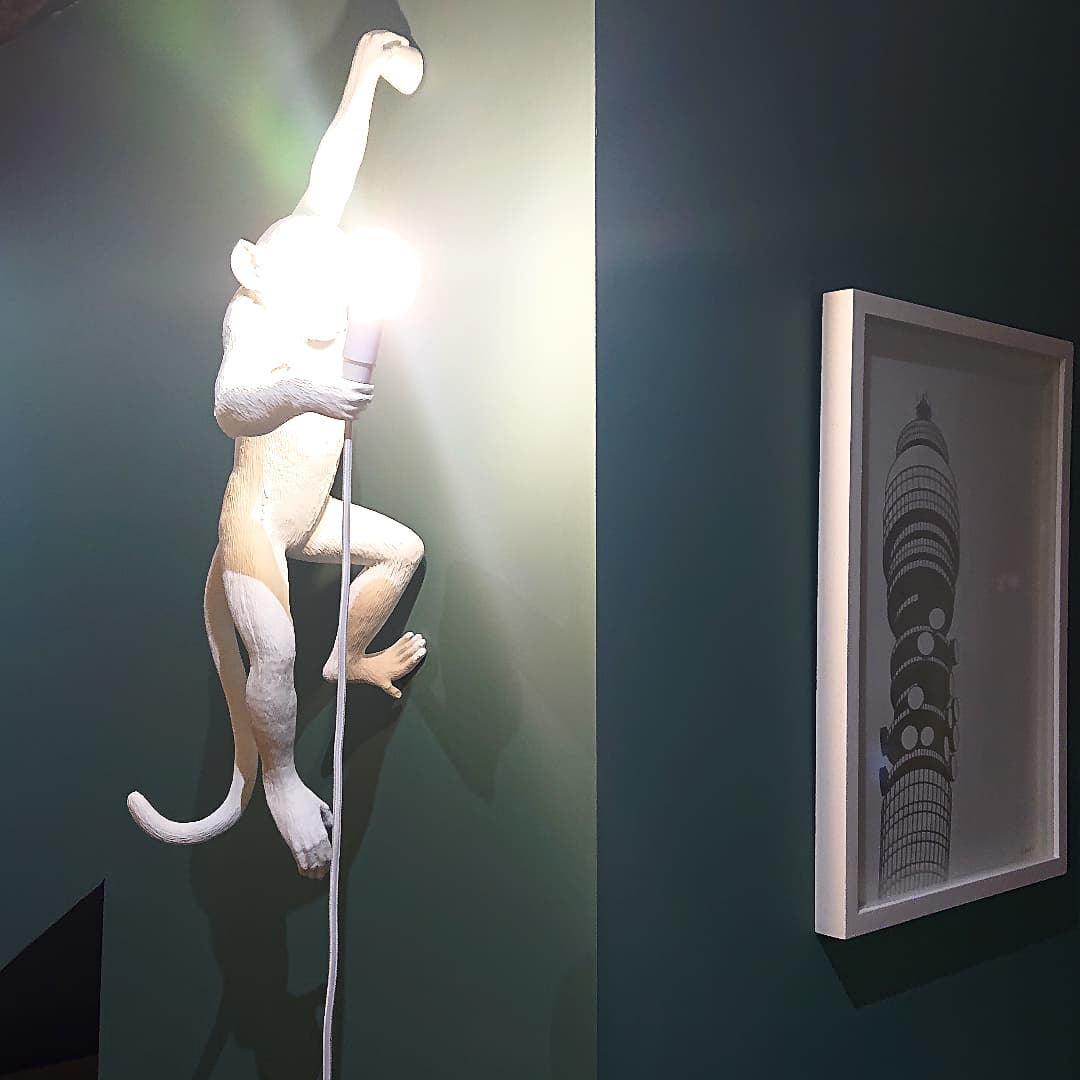 Bnx Art unic Monkey Rășină aplică de Perete