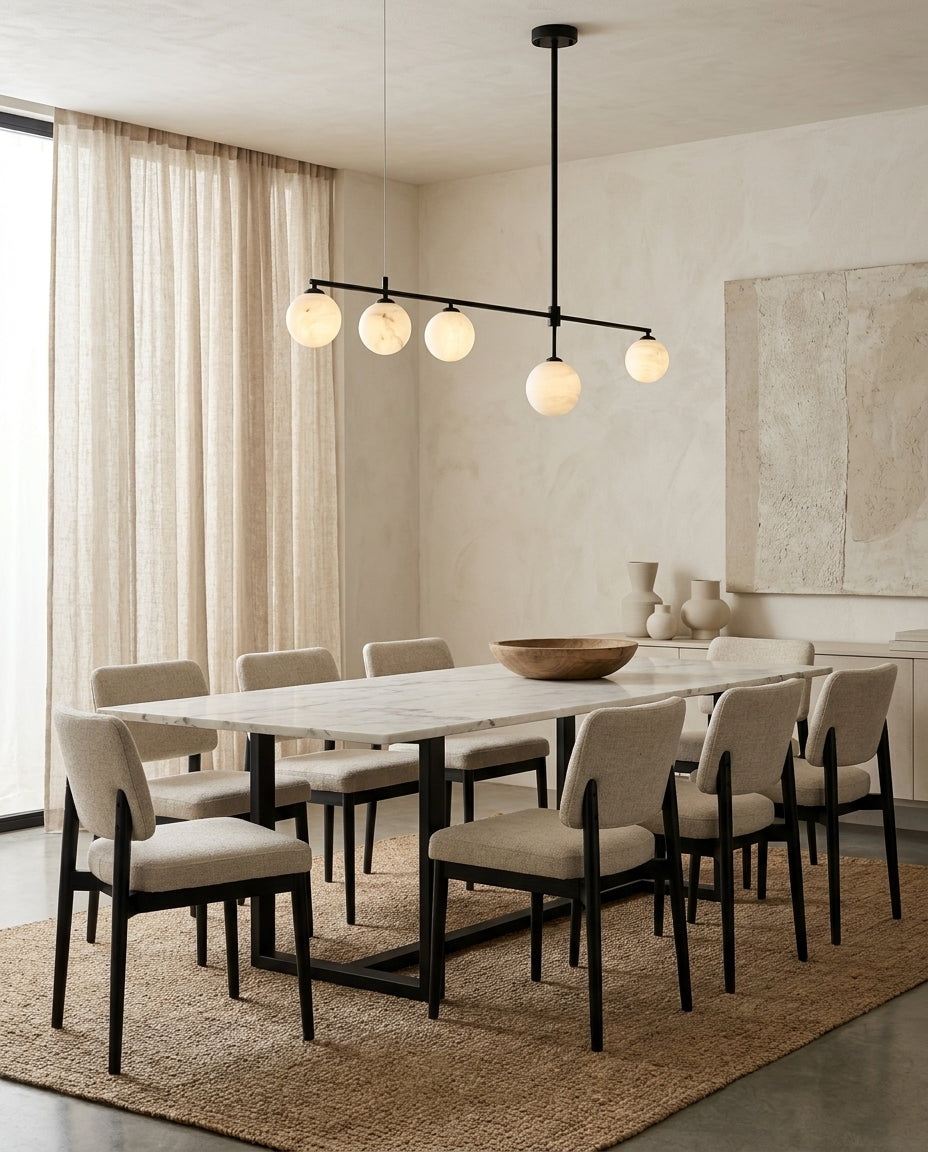 Finscombe Candelabru din alabastru