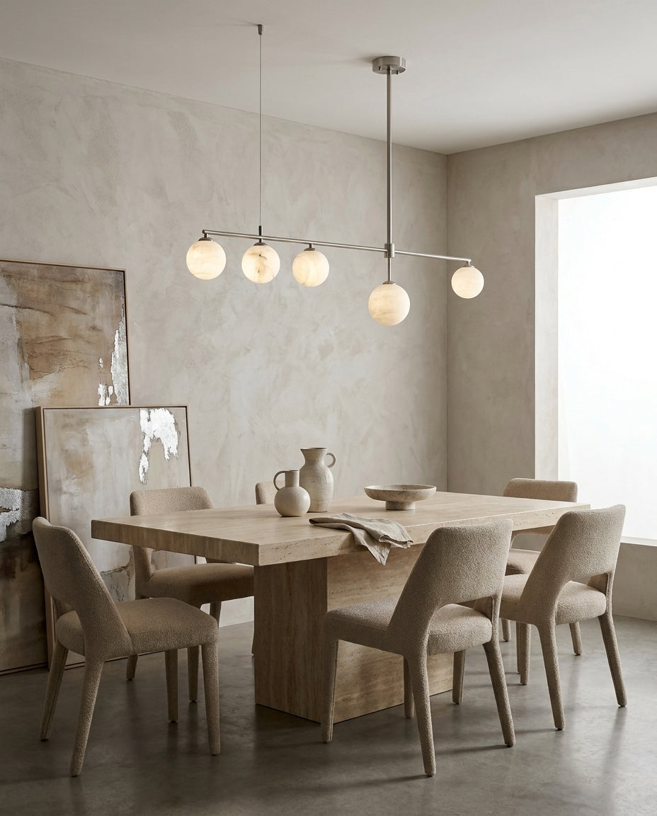 Finscombe Candelabru din alabastru