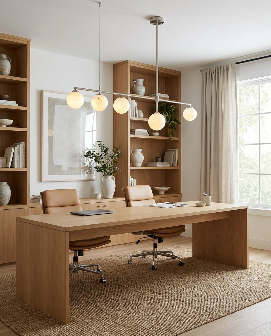 Finscombe Candelabru din alabastru