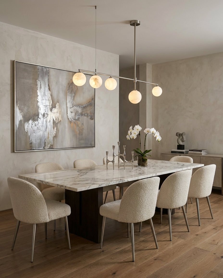 Finscombe Candelabru din alabastru