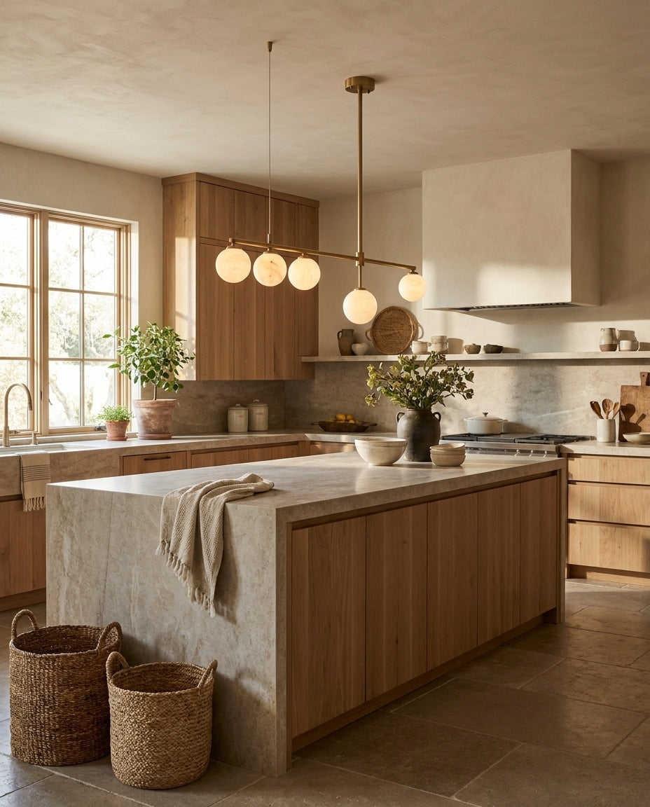 Finscombe Candelabru din alabastru