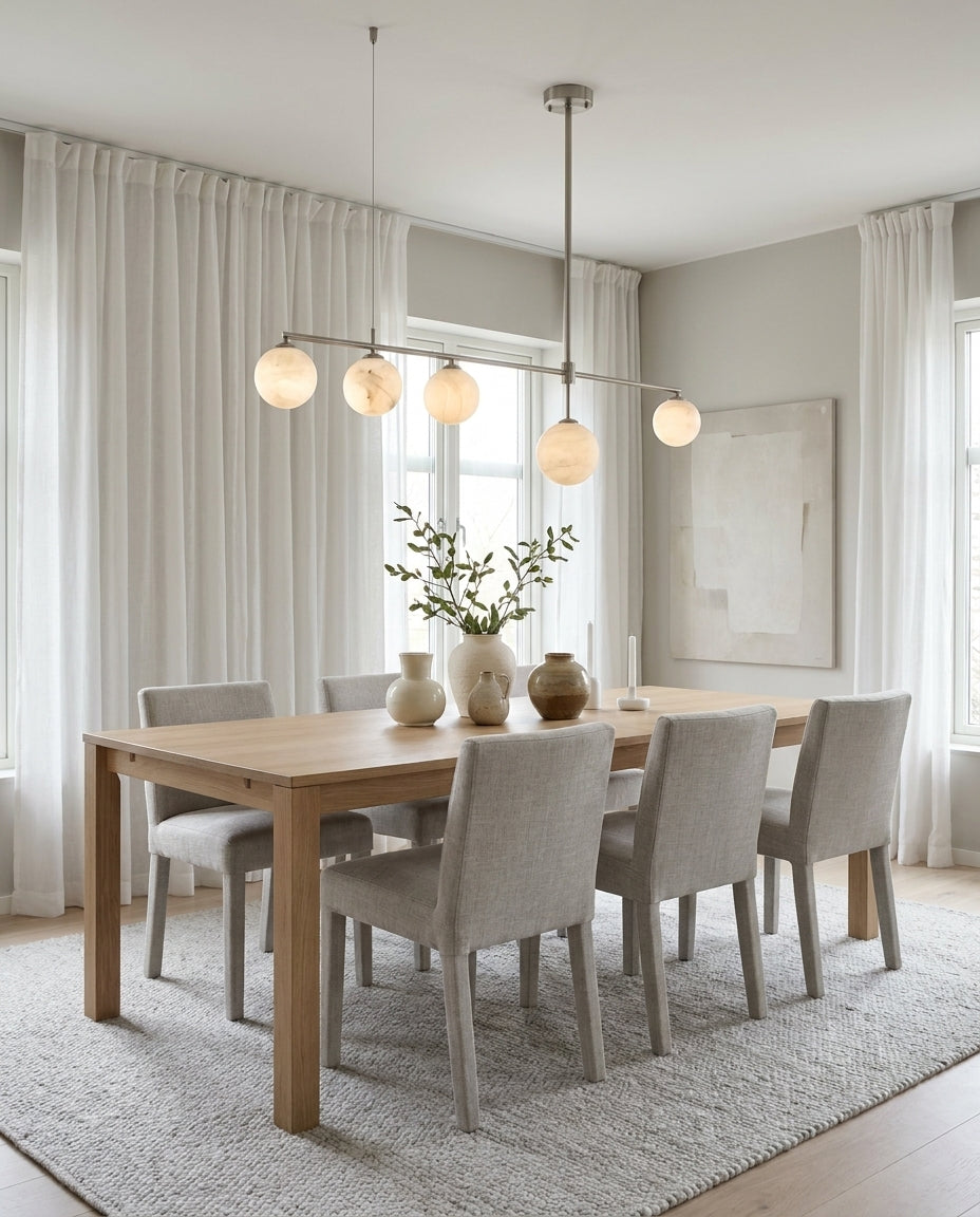 Finscombe Candelabru din alabastru