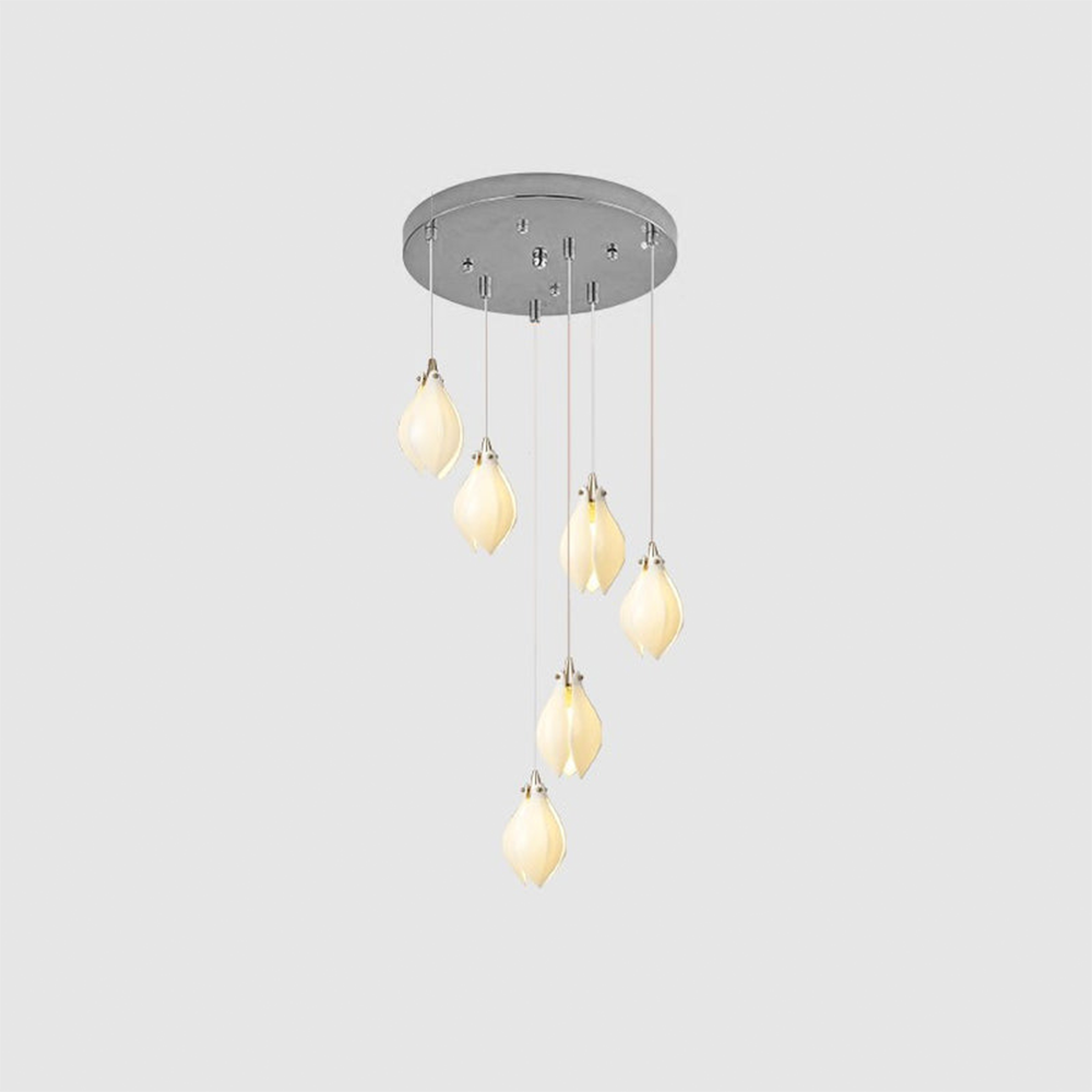 Olivia lampă suspendată din metal și ceramică, de lux, pentru living și dormitor