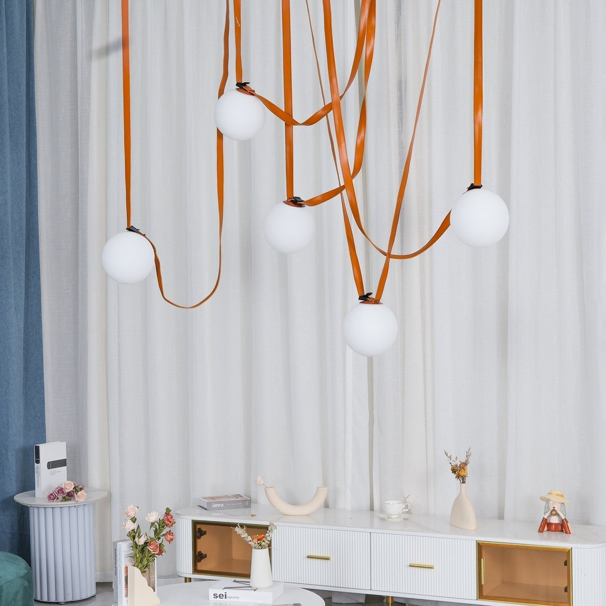 Zephira Multiple Belt lampă suspendată