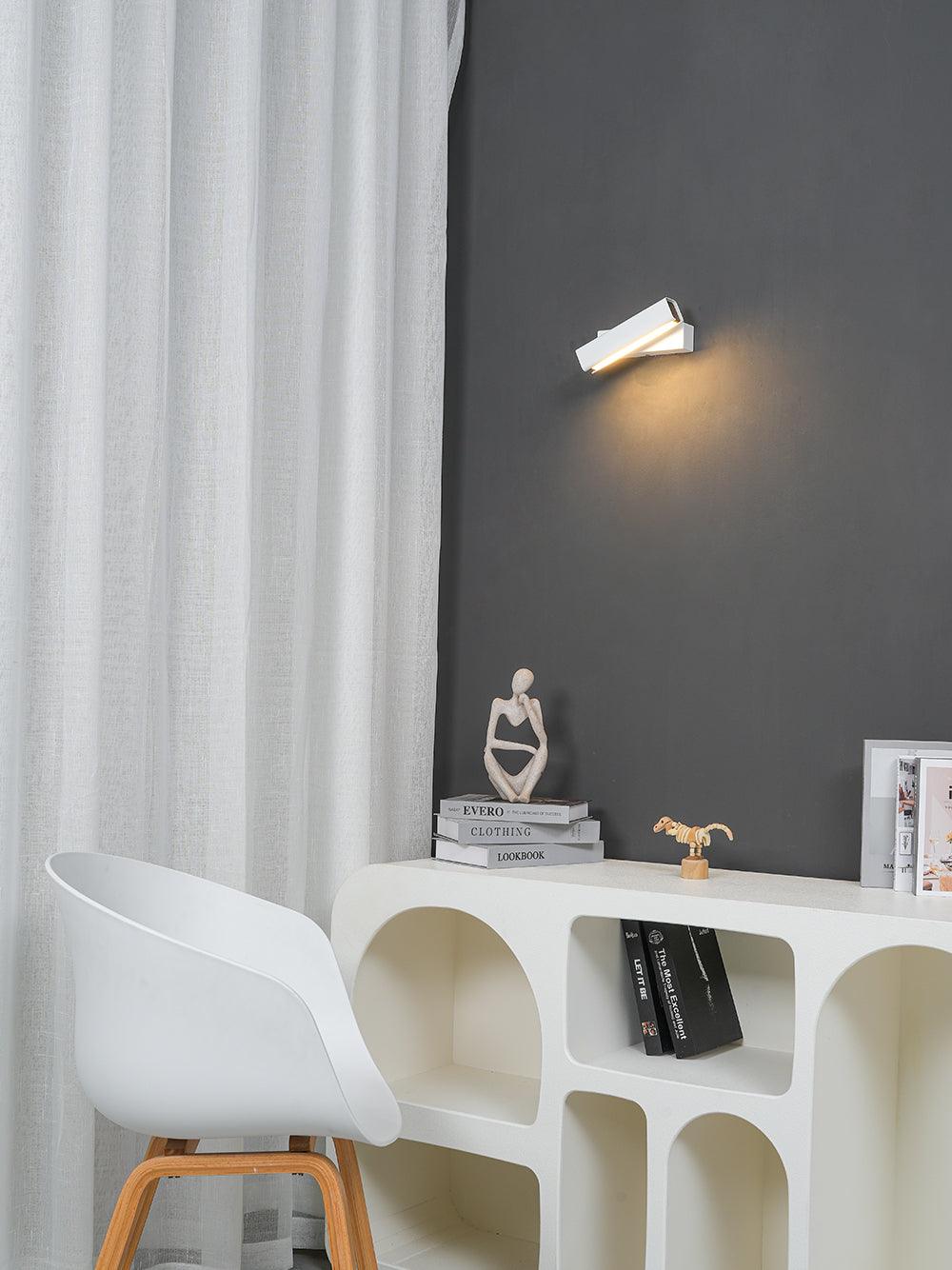 Aplică de perete reglabilă din aluminiu pentru dormitor și living
