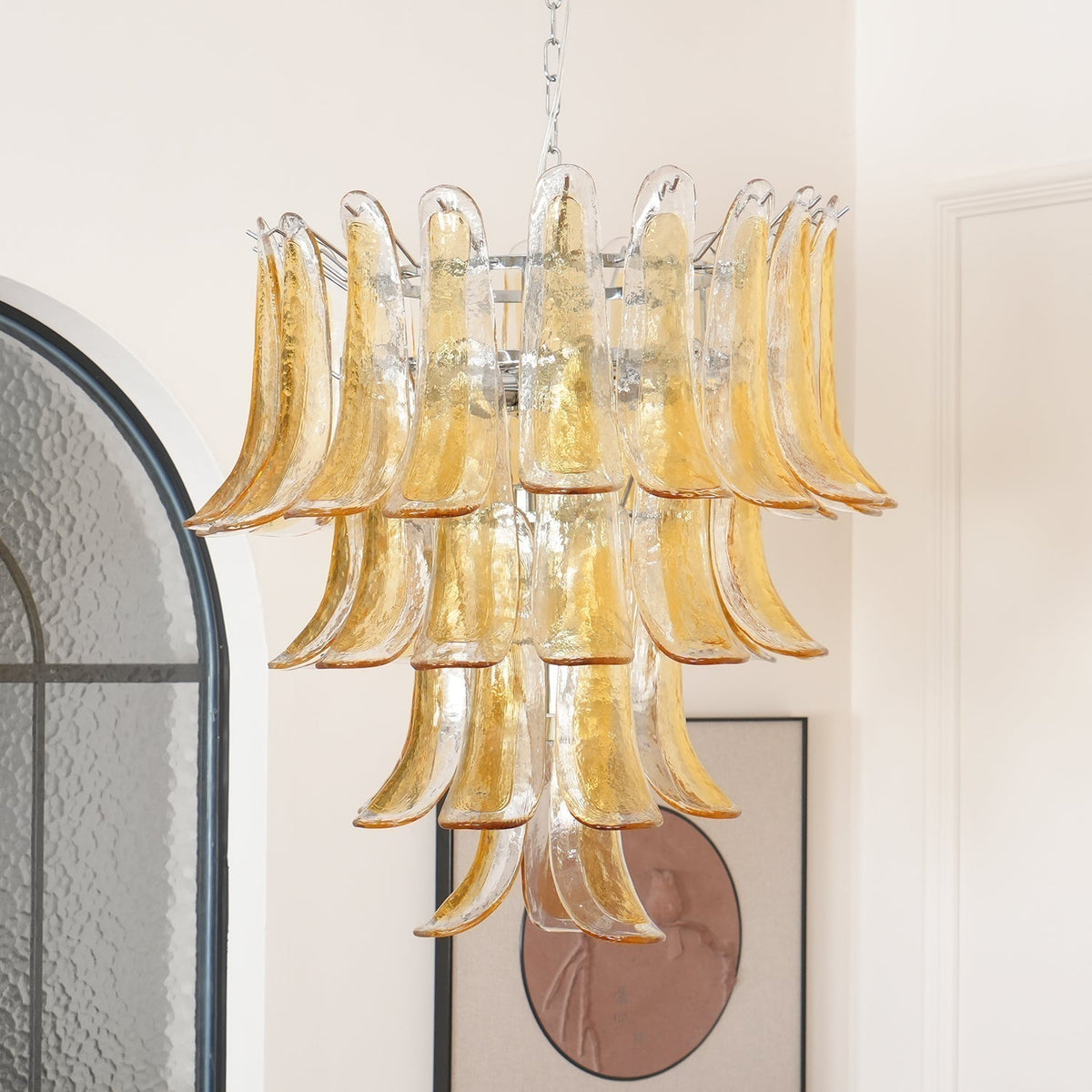 Kelly candelabru din sticlă Murano