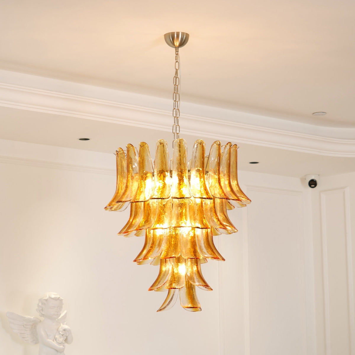 Kelly candelabru din sticlă Murano