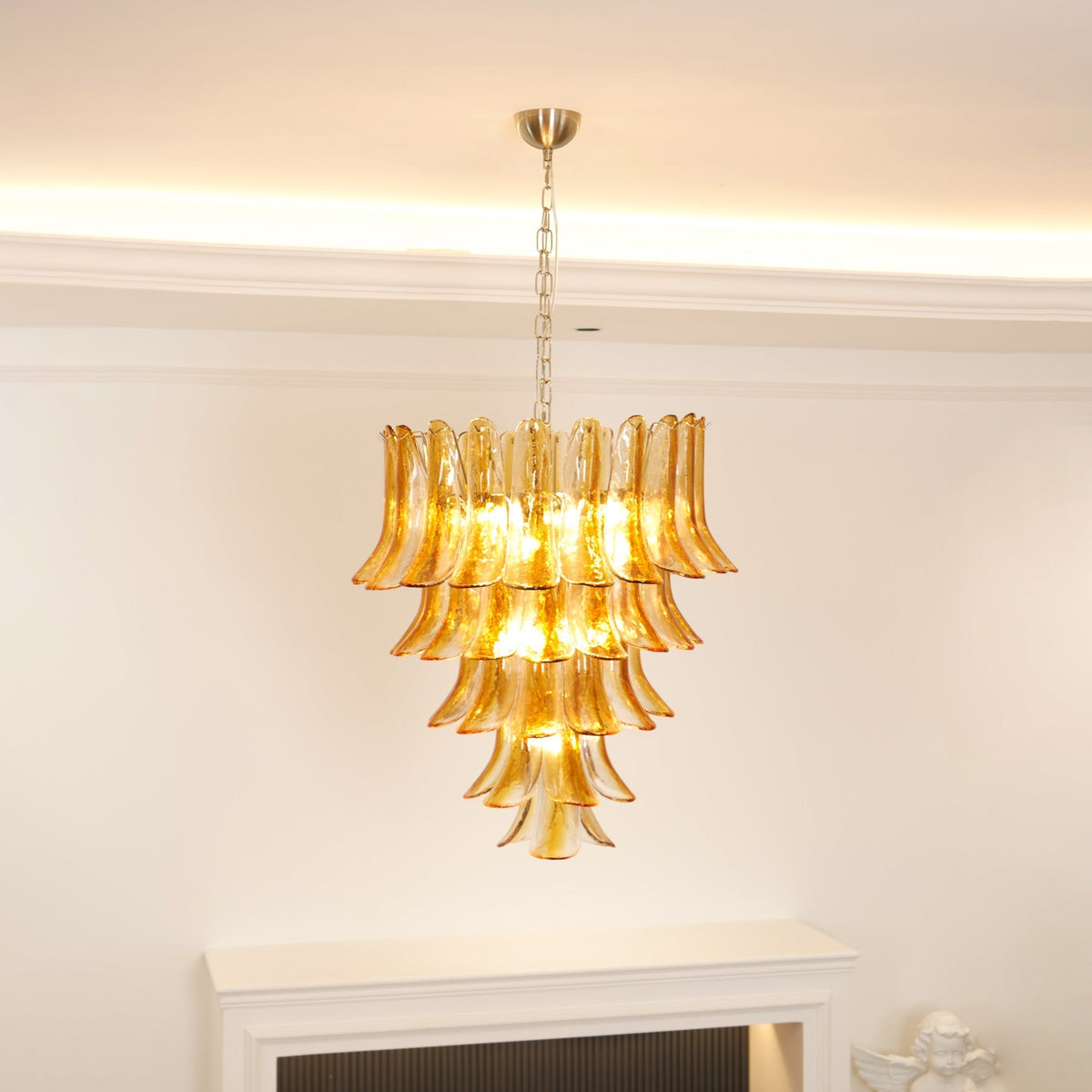Kelly candelabru din sticlă Murano