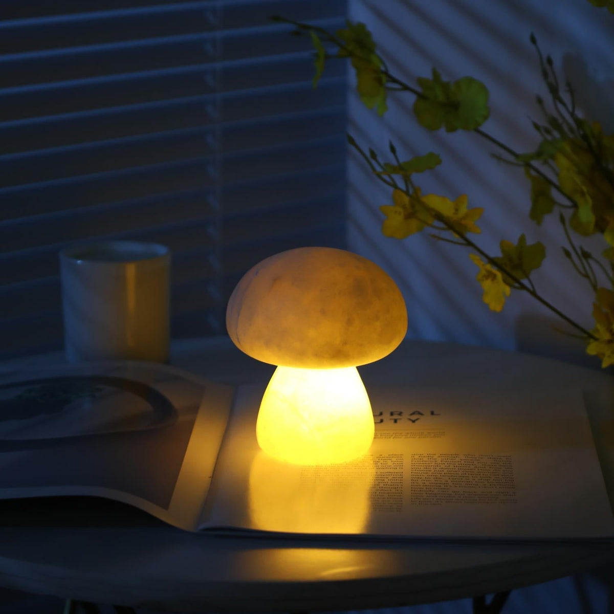 Fungi lampă de masă (baterie încorporată)