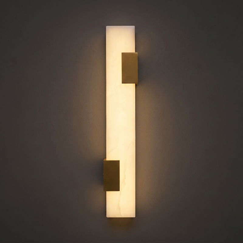 Alboette aplică de perete din alabastru