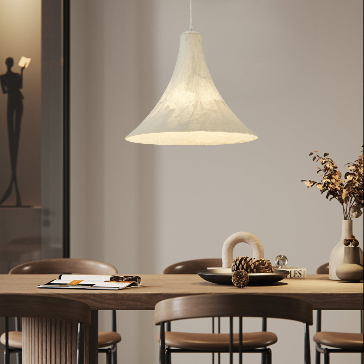Abbotswell lampă suspendată modernă minimalistă naturală