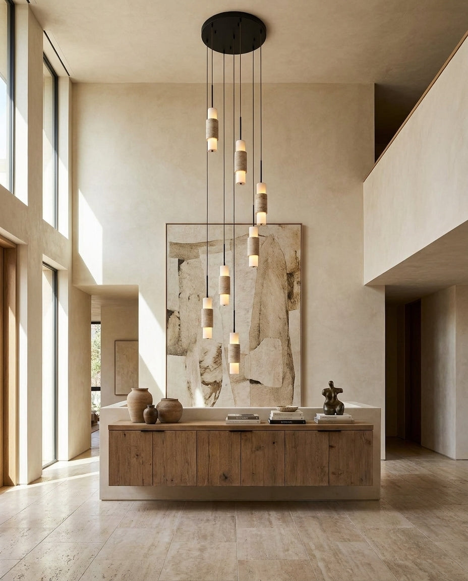 Yarrowcombe Candelabru din travertin