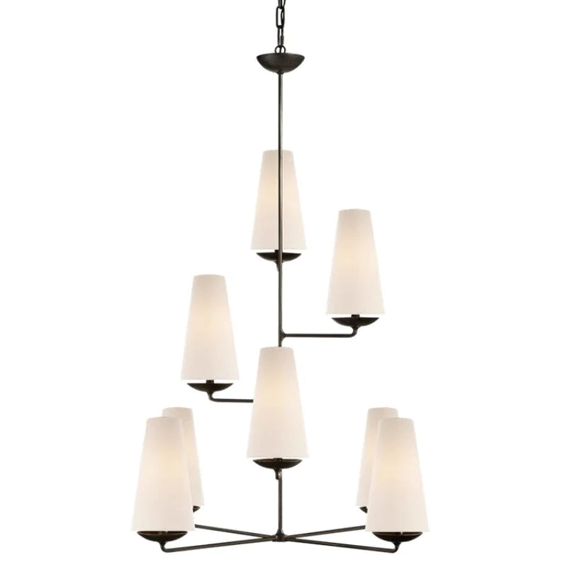 Silva candelabru alb și negru, vintage, LED, pentru dormitor și bucătărie