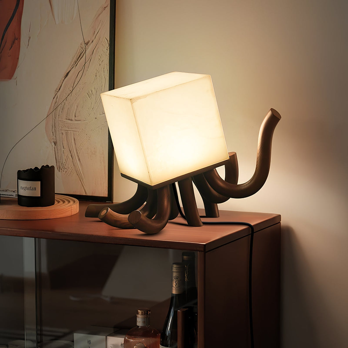 Dravk Tentacle lampă de masă din alabastru