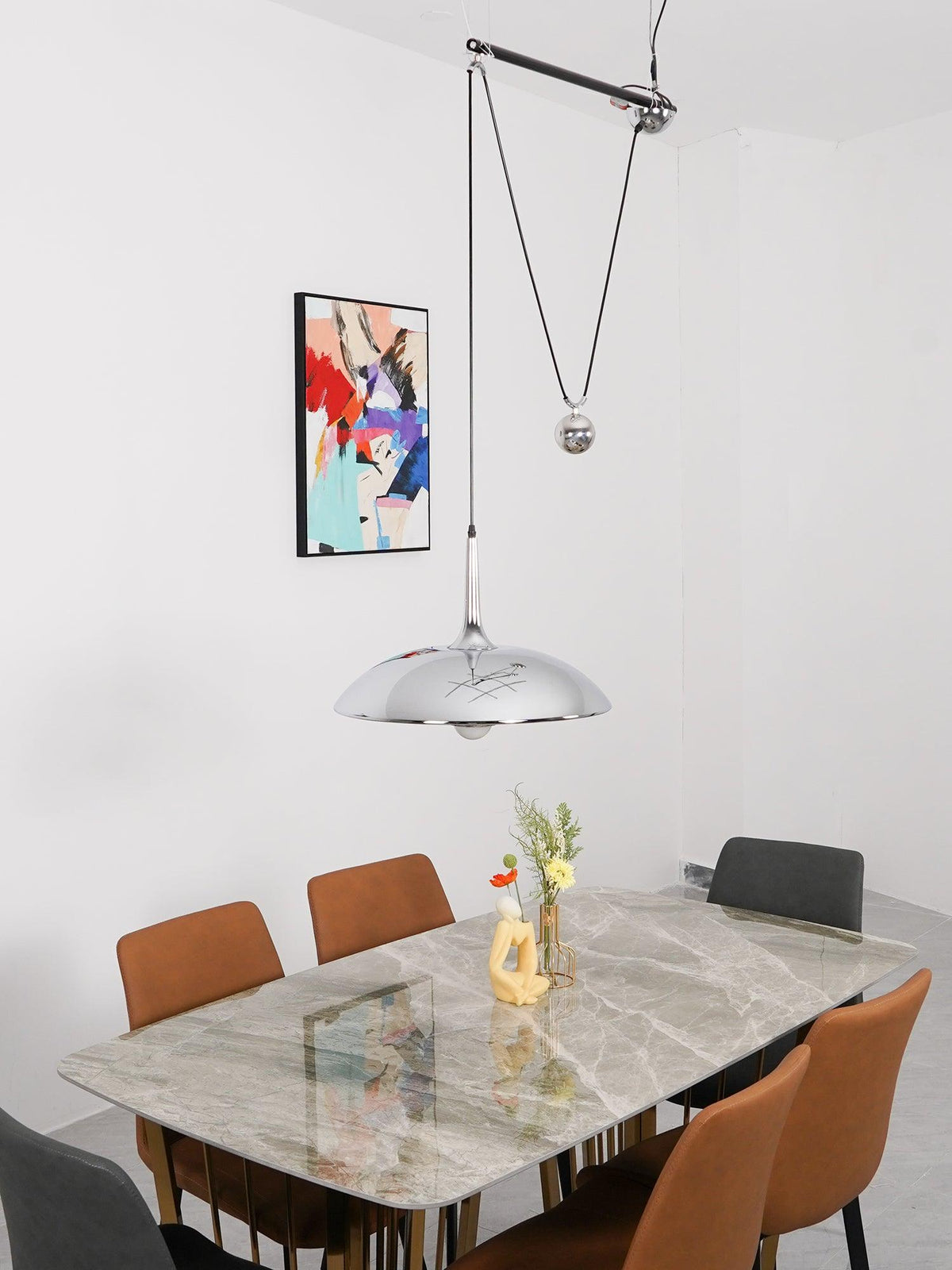 Virainenne lampă suspendată, reglabilă, pentru living