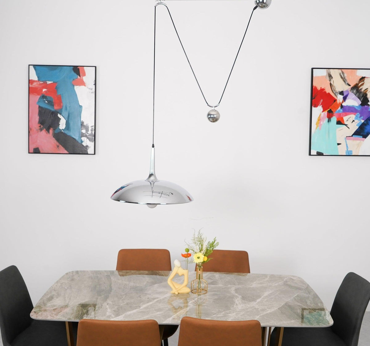 Virainenne lampă suspendată, reglabilă, pentru living