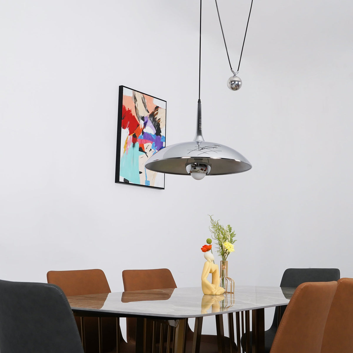 Virainenne lampă suspendată, reglabilă, pentru living