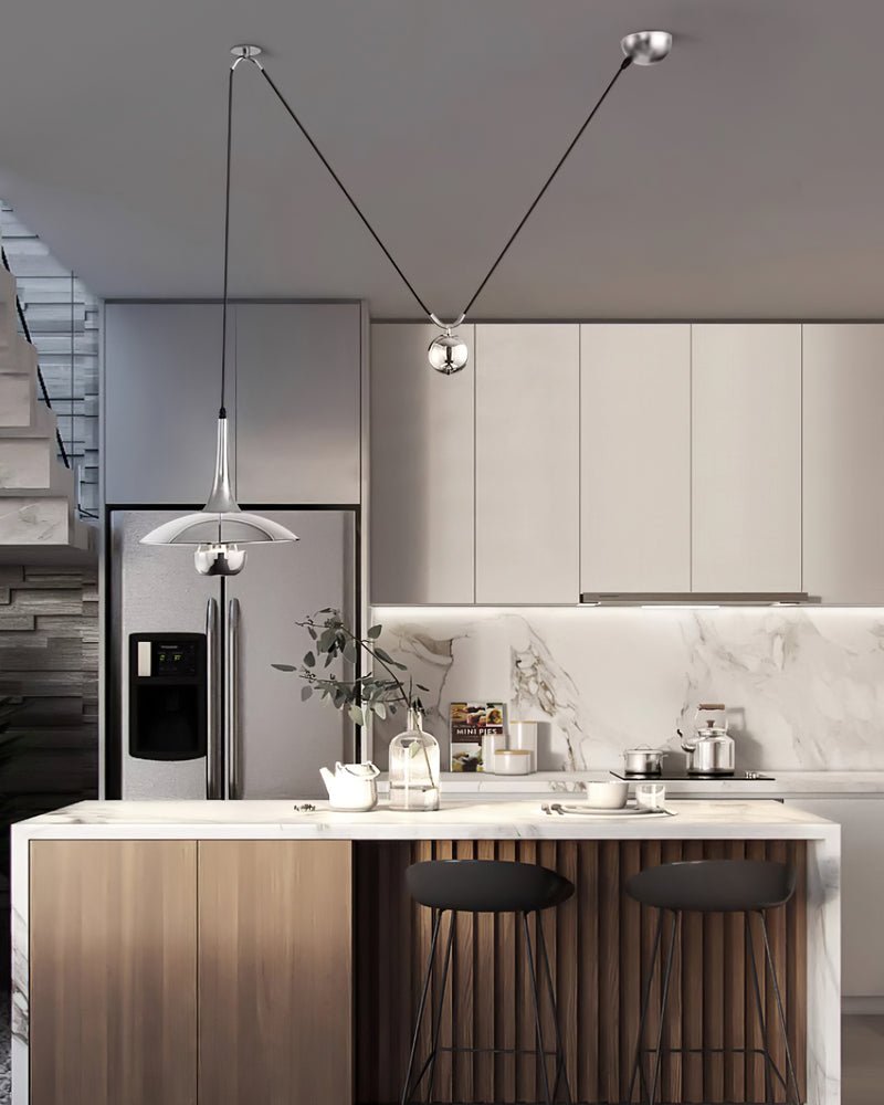 Virainenne lampă suspendată, reglabilă, pentru living