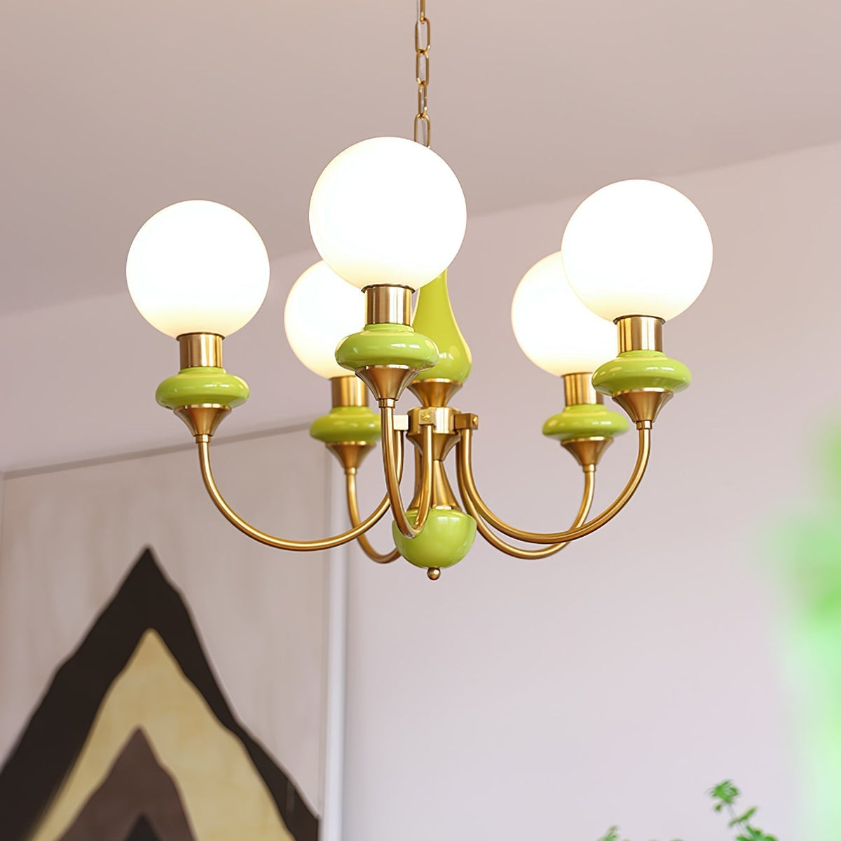 Evanthe candelabru din sticlă