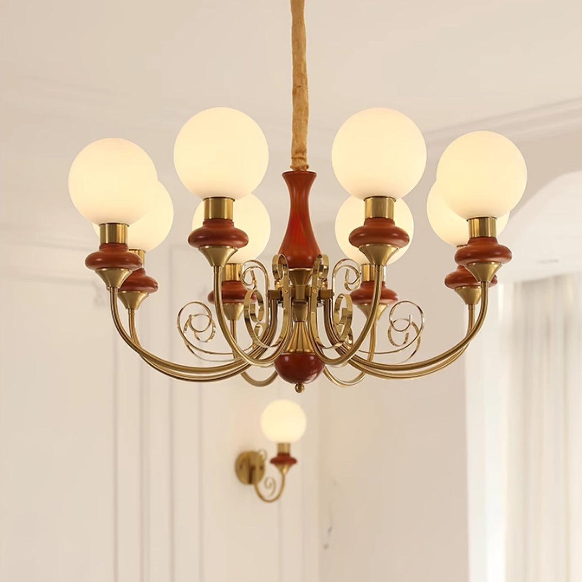 Evanthe candelabru din sticlă