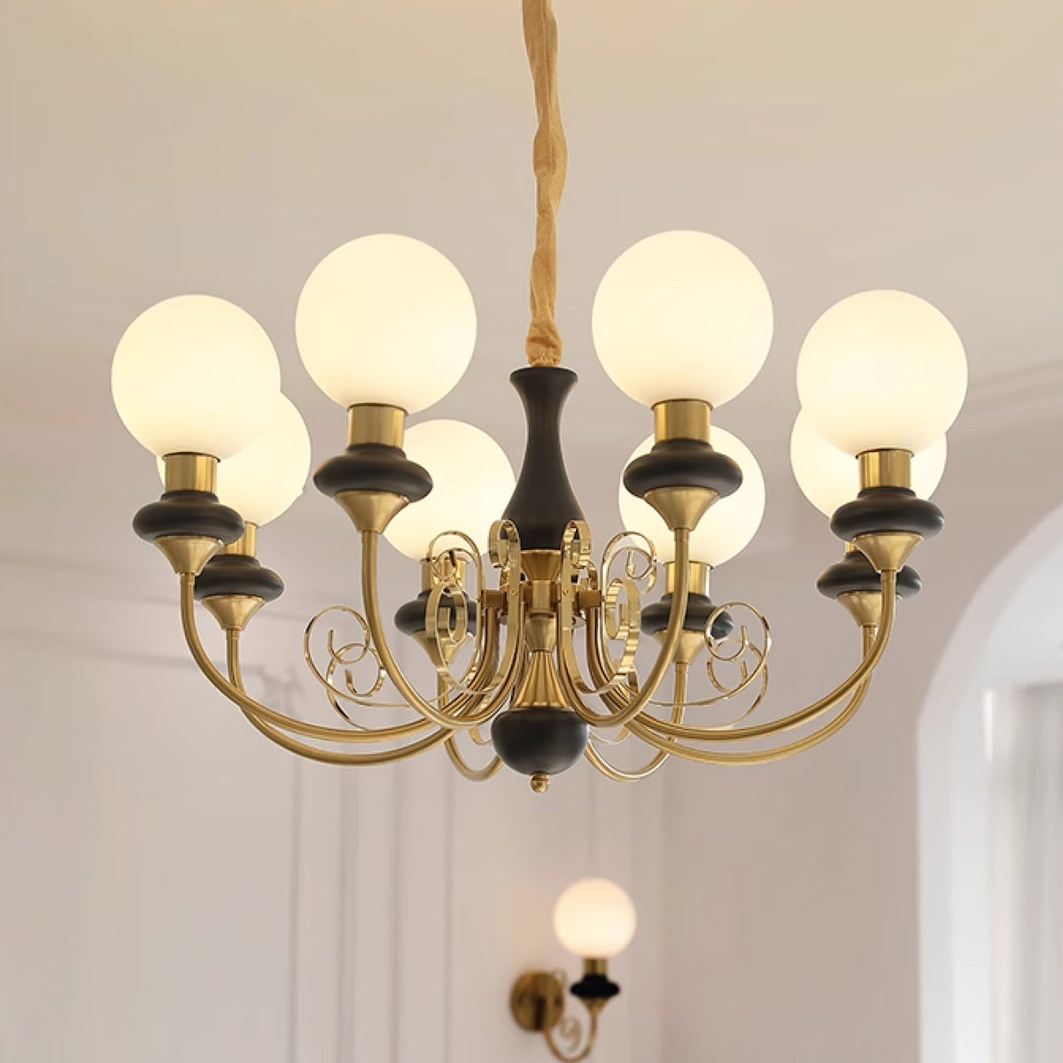 Evanthe candelabru din sticlă