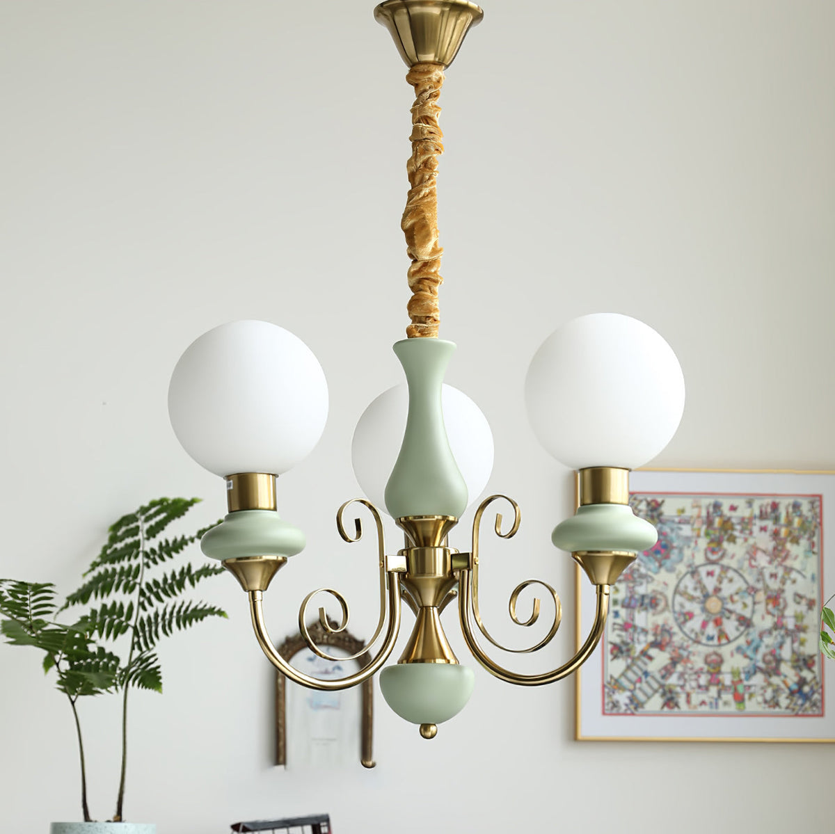 Evanthe candelabru din sticlă