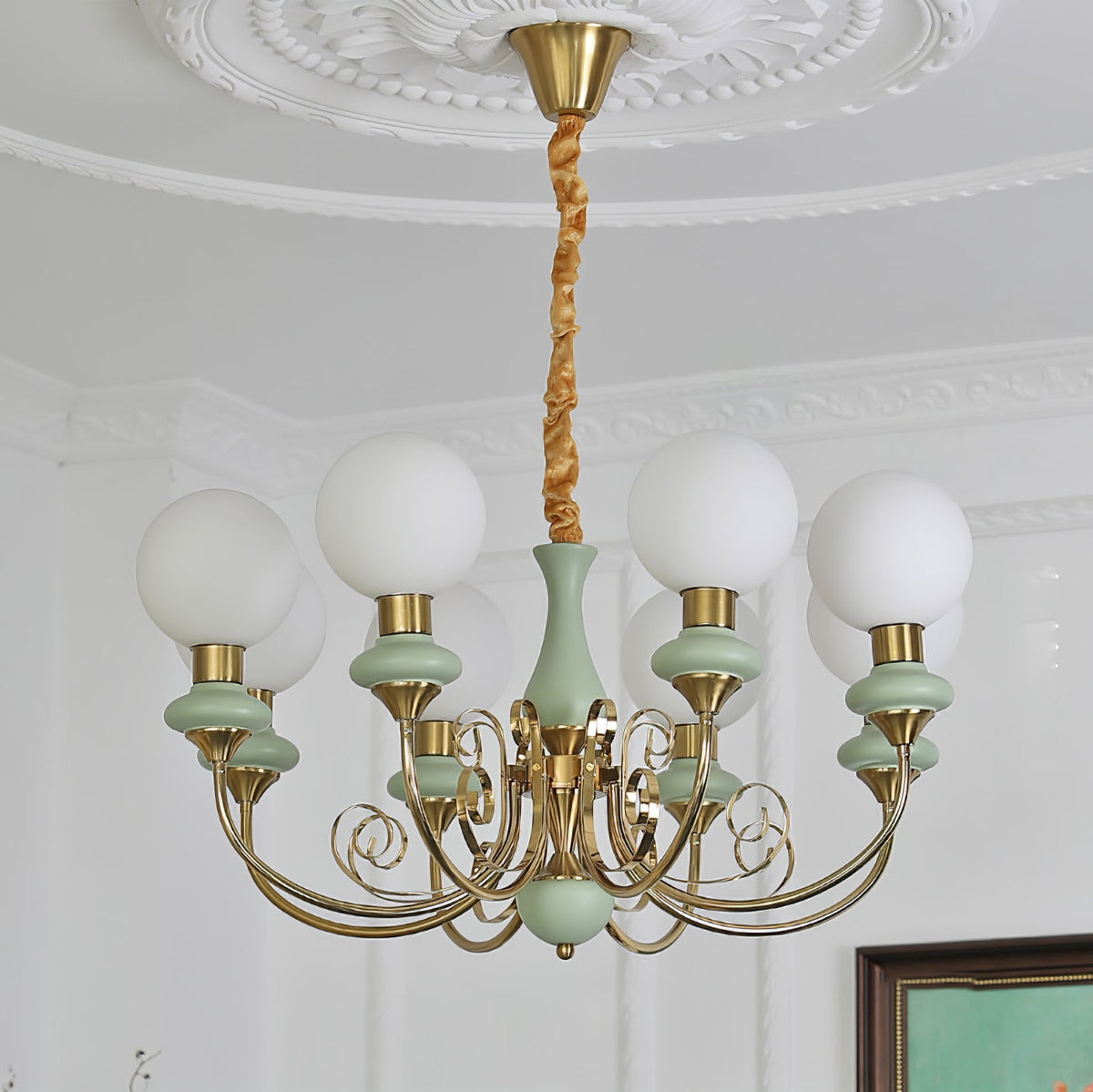 Evanthe candelabru din sticlă
