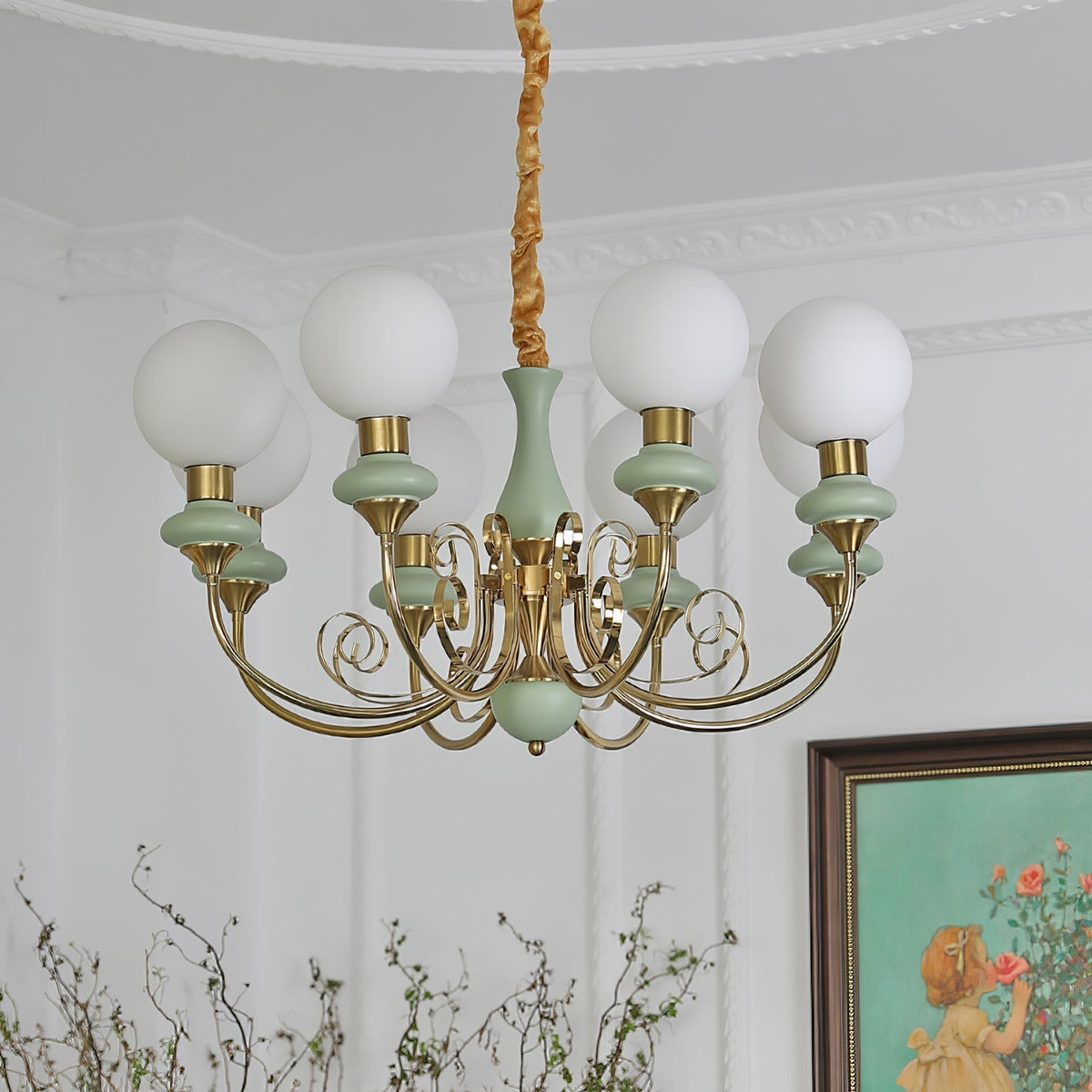 Evanthe candelabru din sticlă