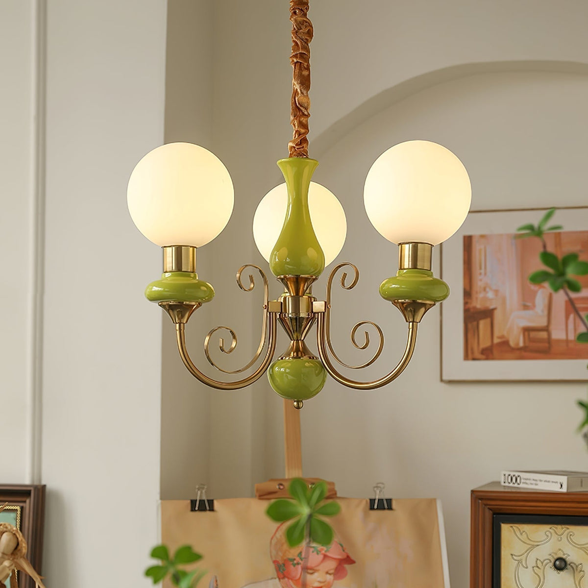 Evsolia candelabru din sticlă