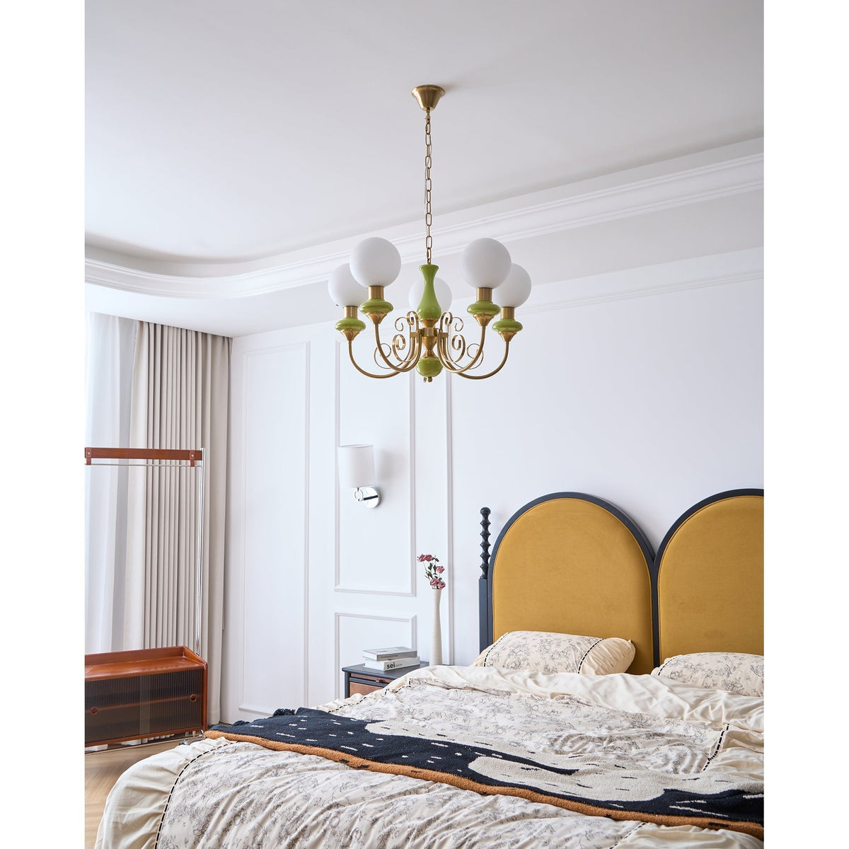 Evsolia candelabru din sticlă