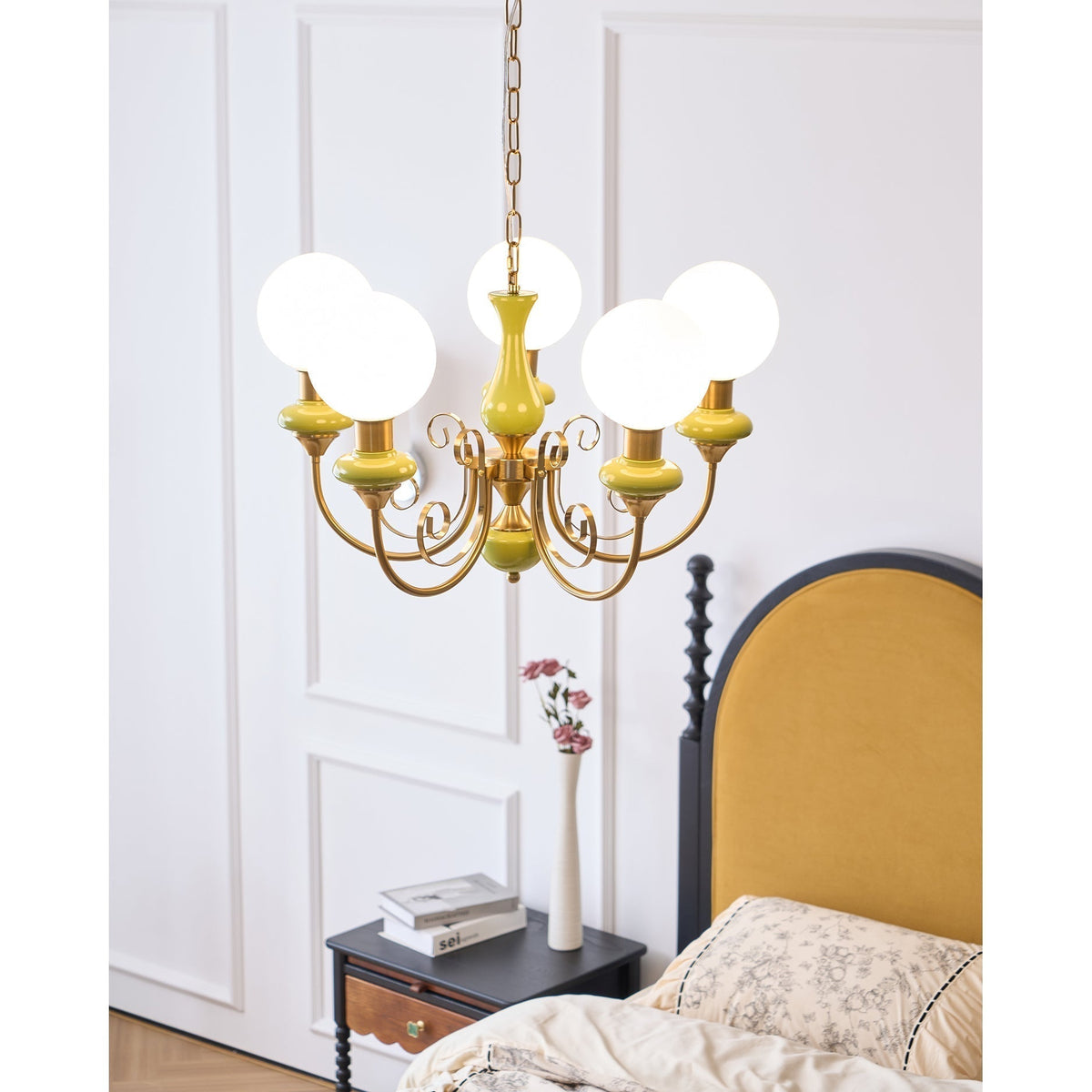 Evsolia candelabru din sticlă