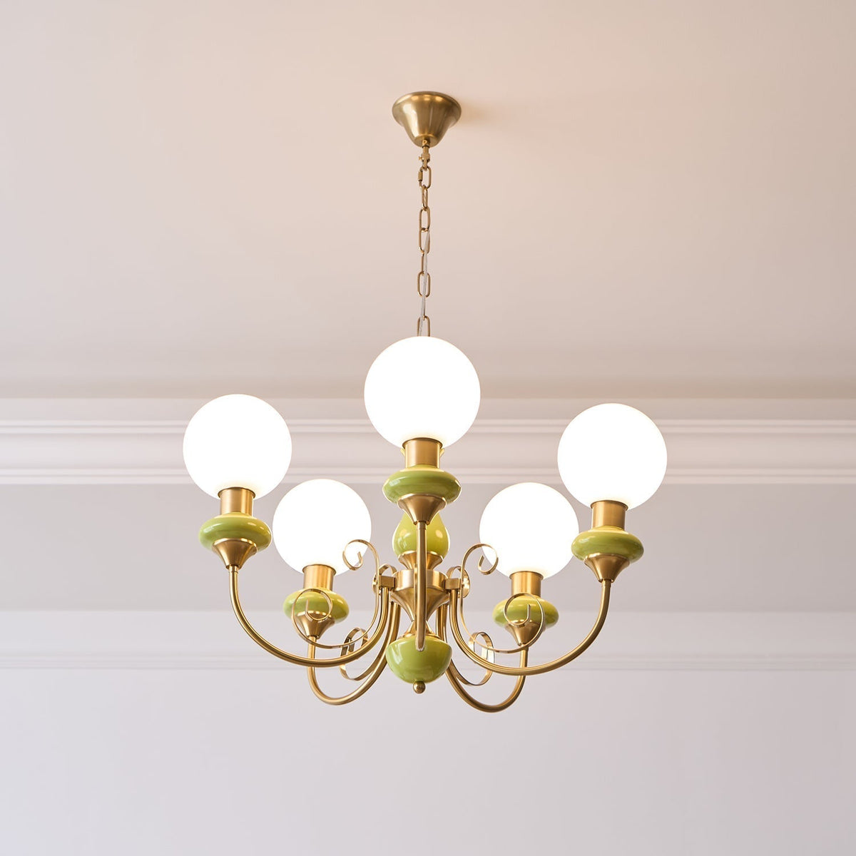 Evsolia candelabru din sticlă
