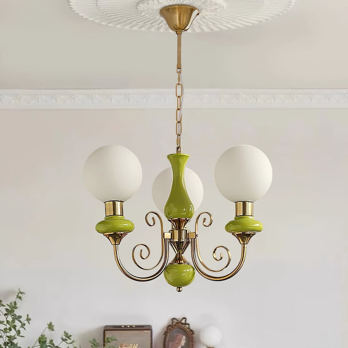Evsolia candelabru din sticlă