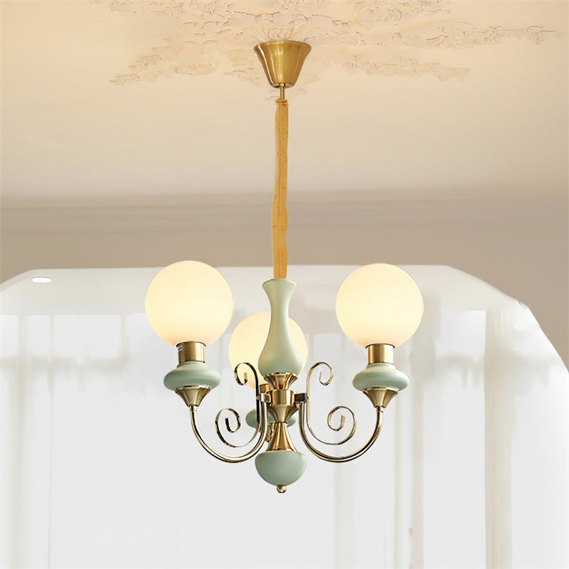 Evsolia candelabru din sticlă