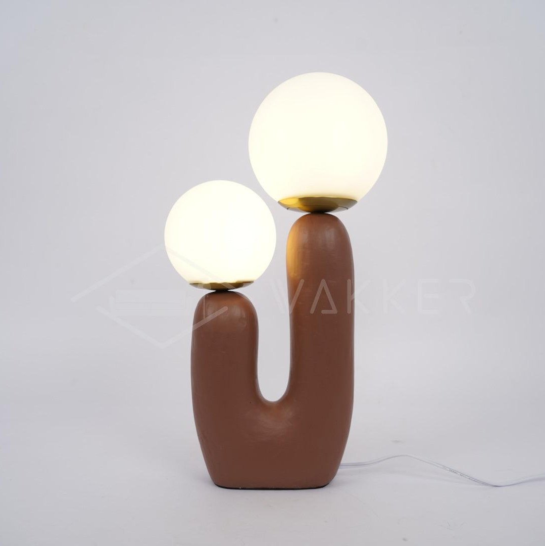 Elyrain lampă de masă din rășină, artistică